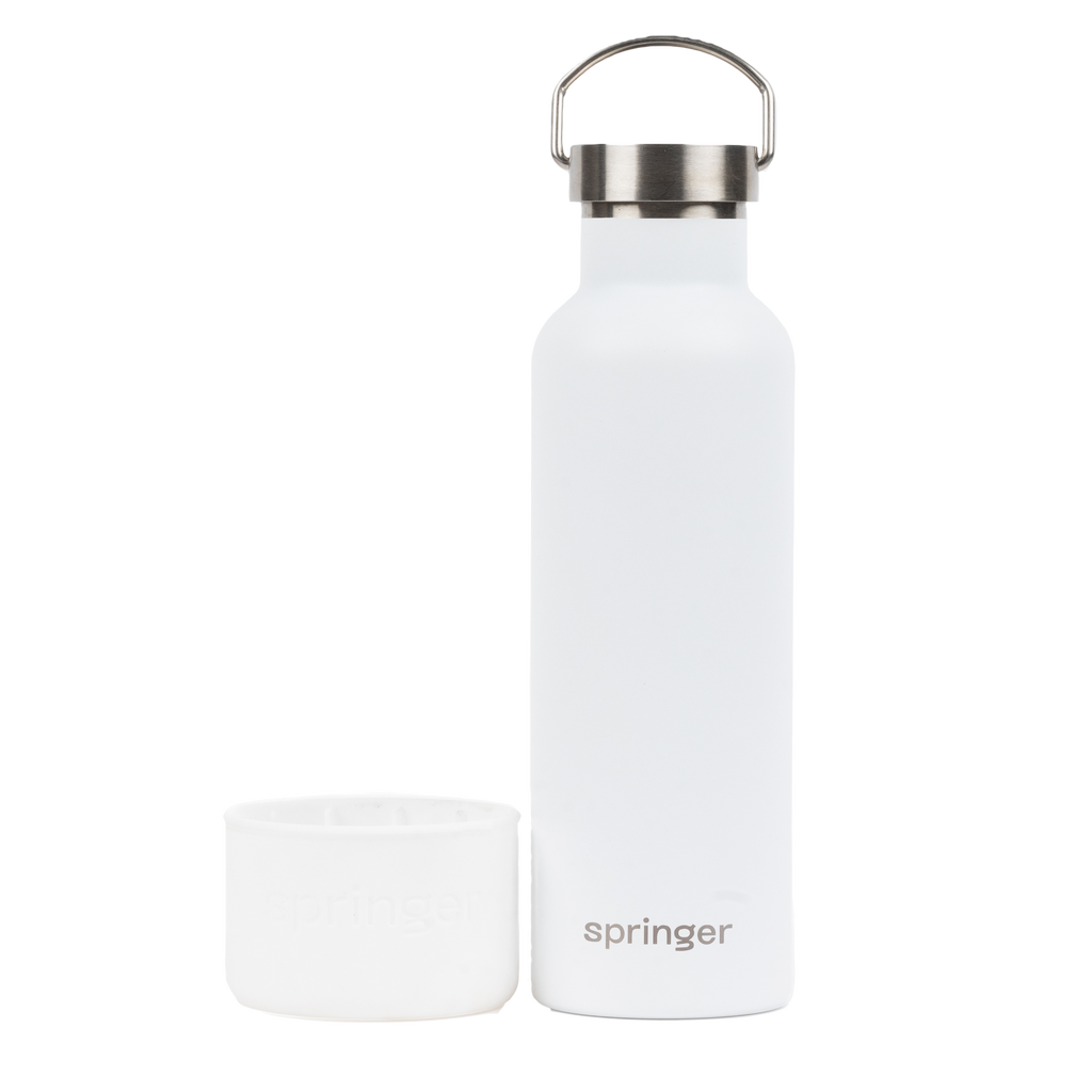 Dog & Me Water Bottle White