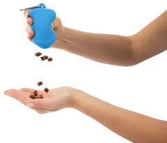 Silicone Dog Treat Dispenser Blueberry
